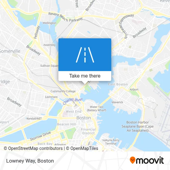 Lowney Way map