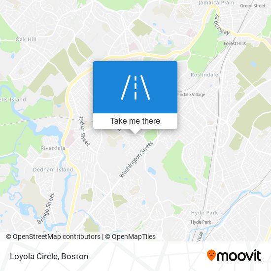 Loyola Circle map