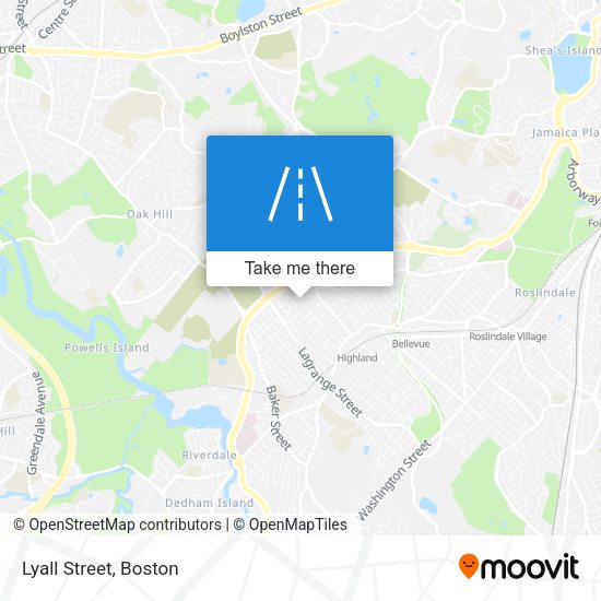 Mapa de Lyall Street