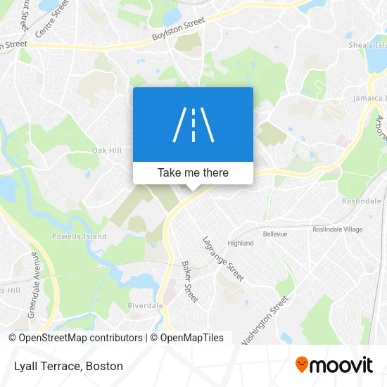 Lyall Terrace map
