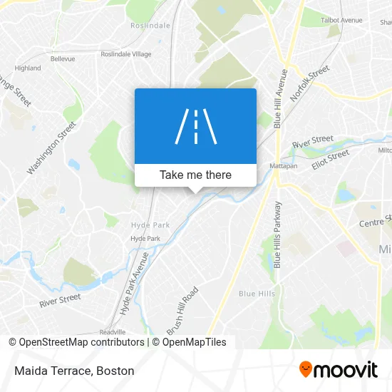 Maida Terrace map