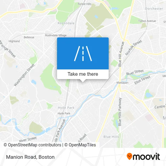 Manion Road map