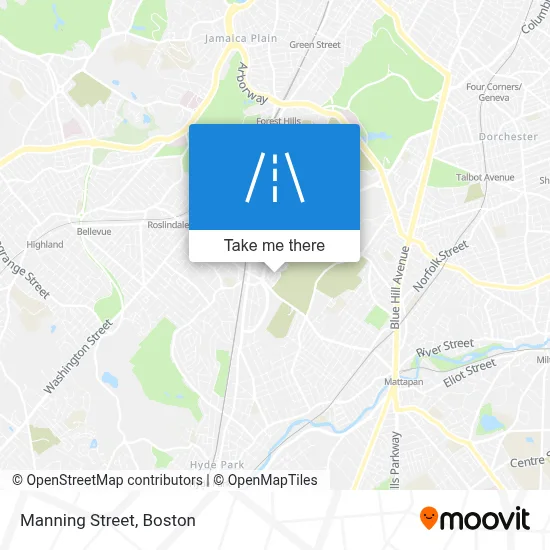 Manning Street map