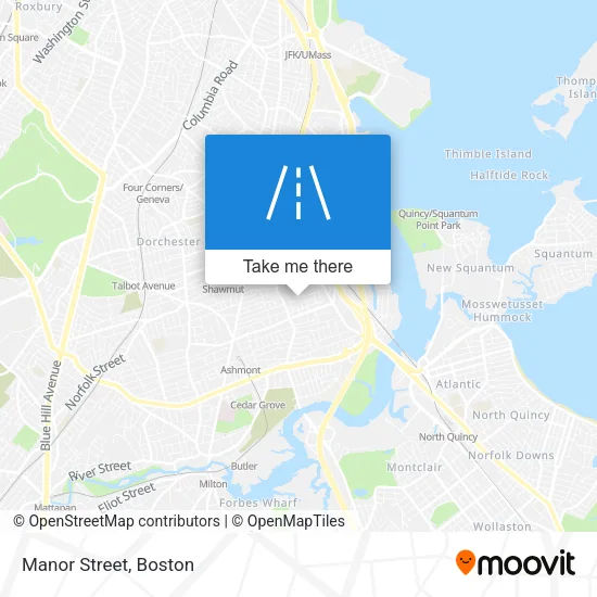 Manor Street map