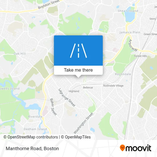 Manthorne Road map