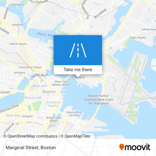 Marginal Street map