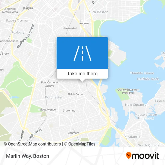 Marlin Way map