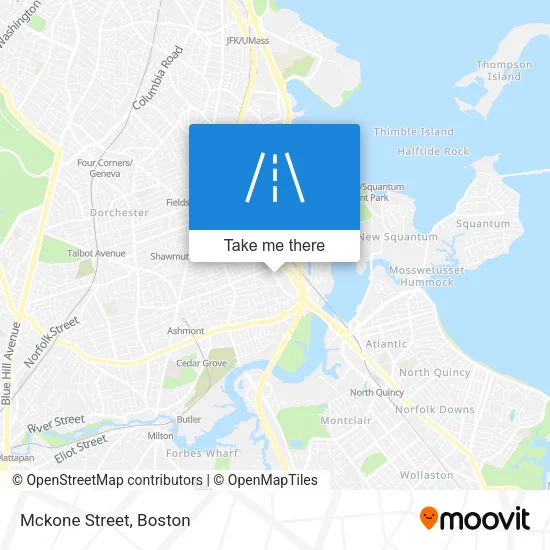 Mckone Street map