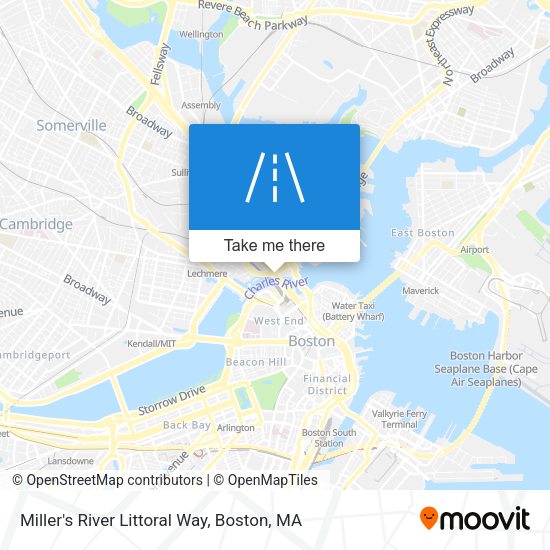 Miller's River Littoral Way map