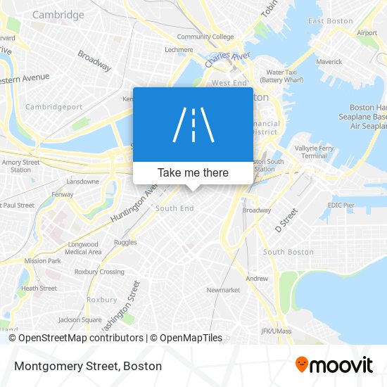 Montgomery Street map