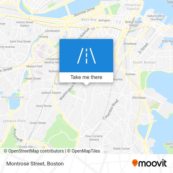 Mapa de Montrose Street