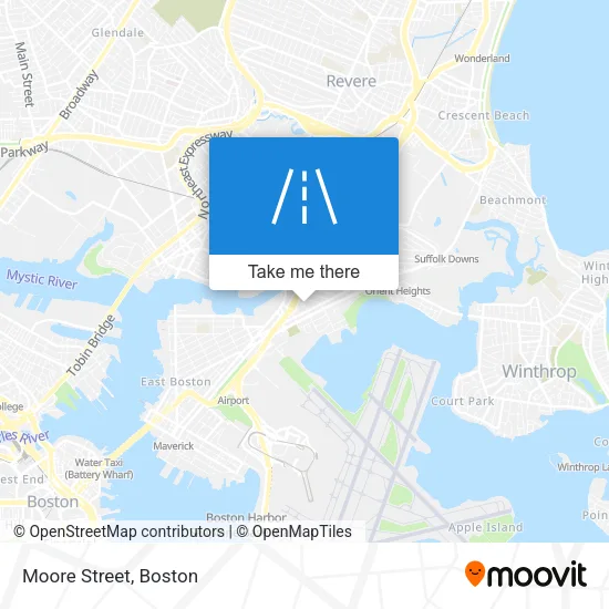 Moore Street map