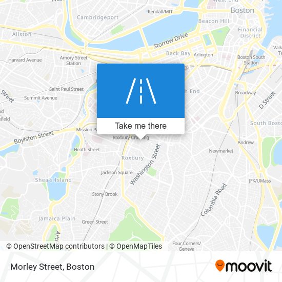 Morley Street map