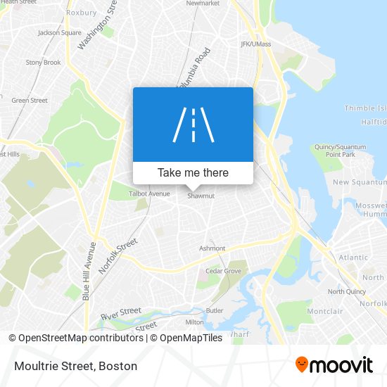 Mapa de Moultrie Street