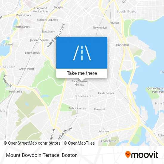 Mount Bowdoin Terrace map