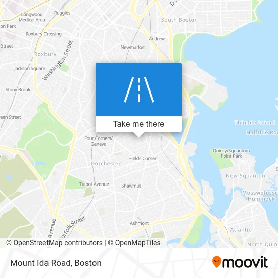 Mount Ida Road map