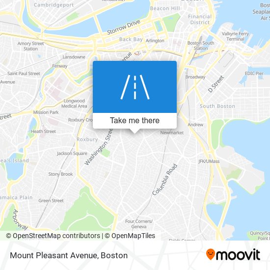 Mapa de Mount Pleasant Avenue