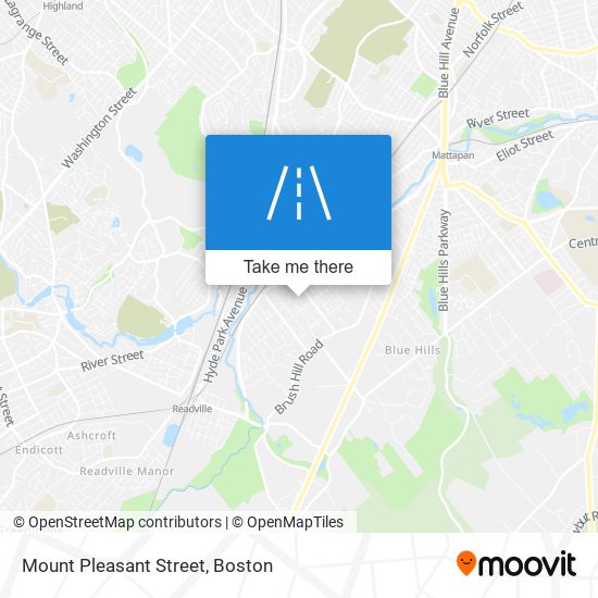 Mapa de Mount Pleasant Street