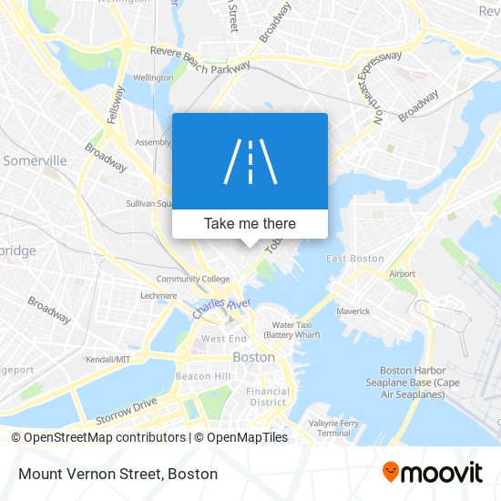 Mount Vernon Street map