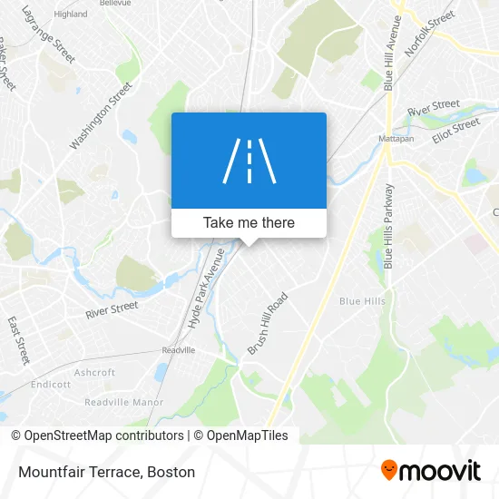 Mountfair Terrace map