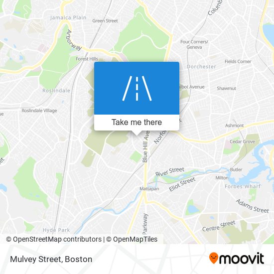 Mulvey Street map