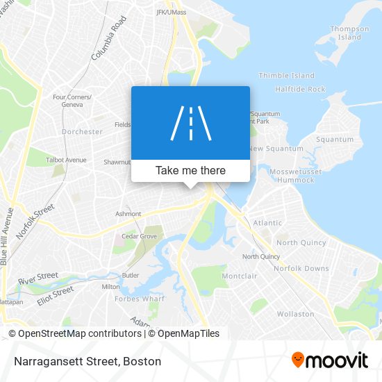 Narragansett Street map