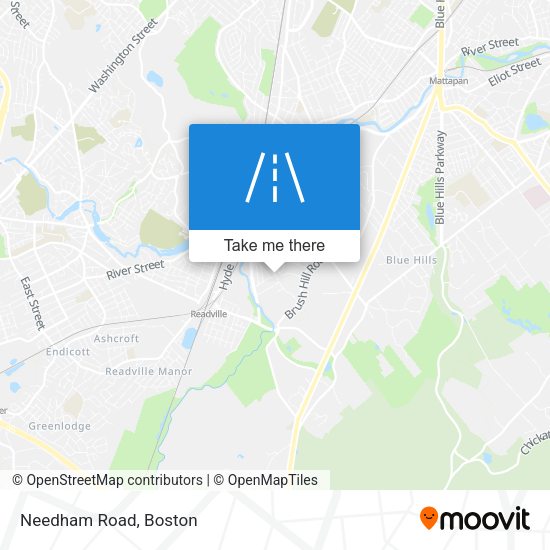 Needham Road map