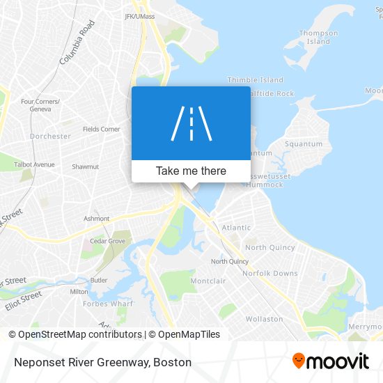 Neponset River Greenway map