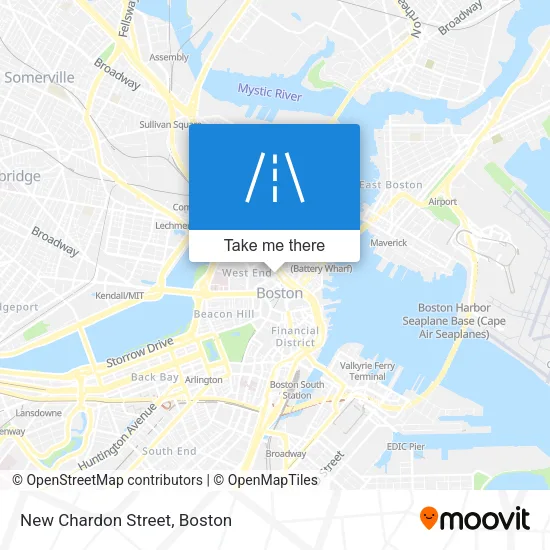 New Chardon Street map