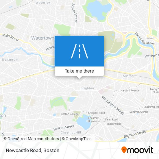 Mapa de Newcastle Road