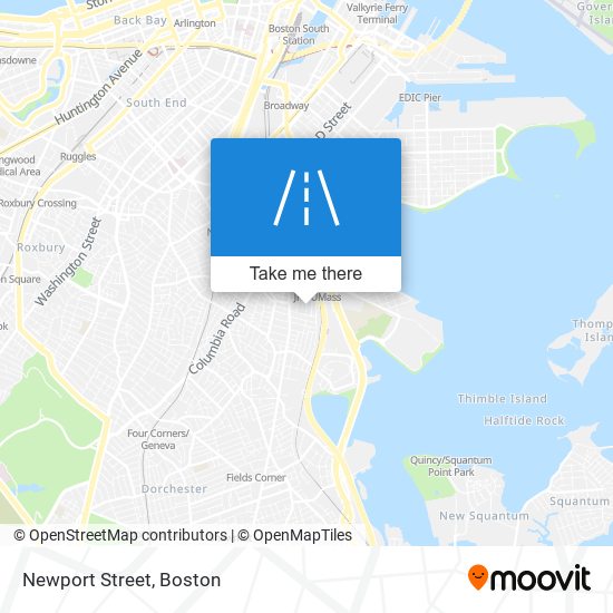 Newport Street map