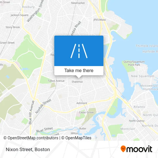 Nixon Street map