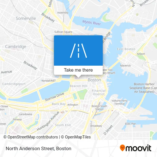 North Anderson Street map