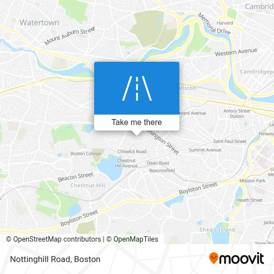 Nottinghill Road map