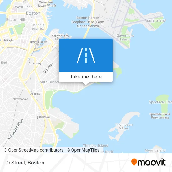 O Street map