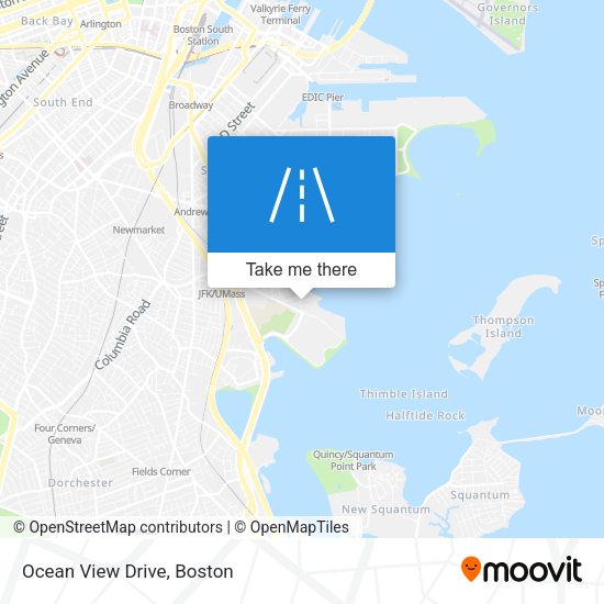 Ocean View Drive map