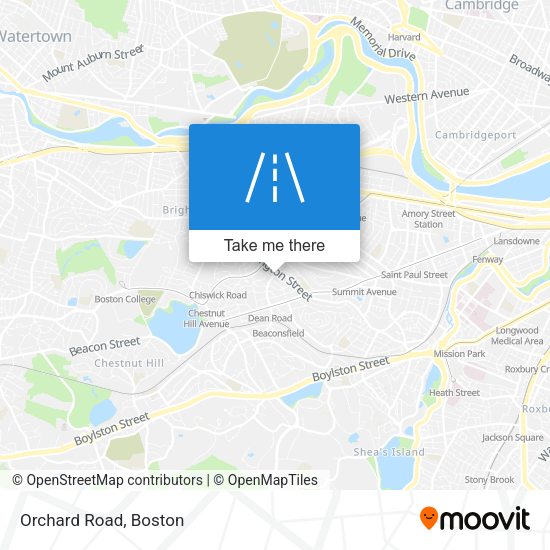 Mapa de Orchard Road