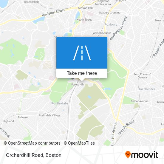 Mapa de Orchardhill Road