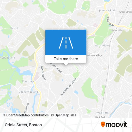 Mapa de Oriole Street