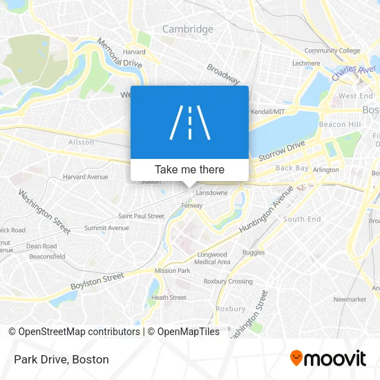 Park Drive map