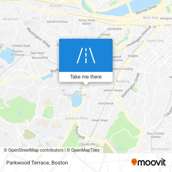 Mapa de Parkwood Terrace