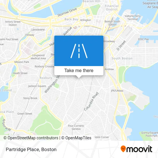 Partridge Place map