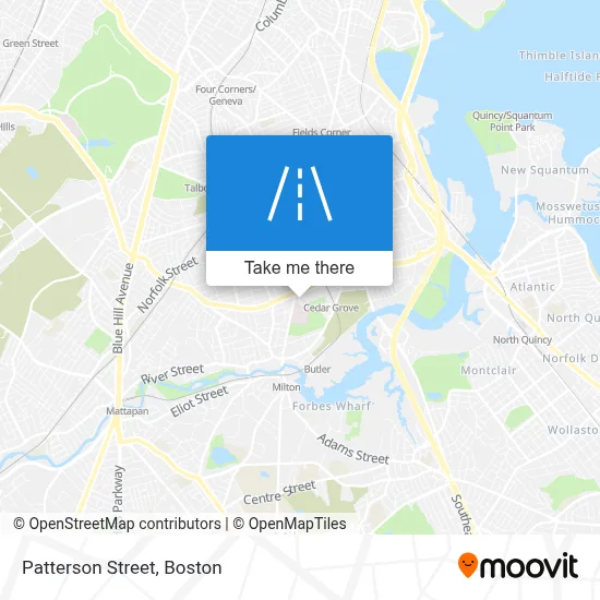 Patterson Street map