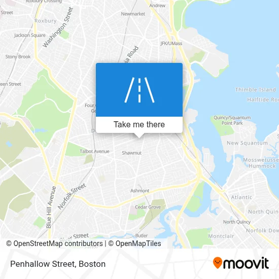 Penhallow Street map