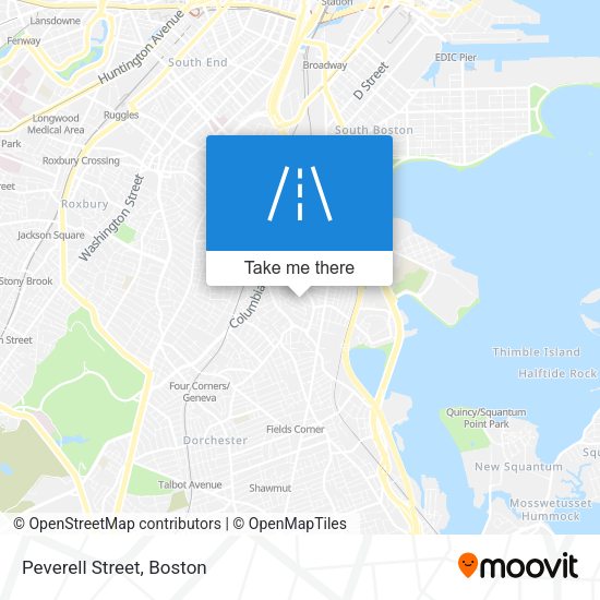 Mapa de Peverell Street