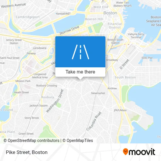 Pike Street map