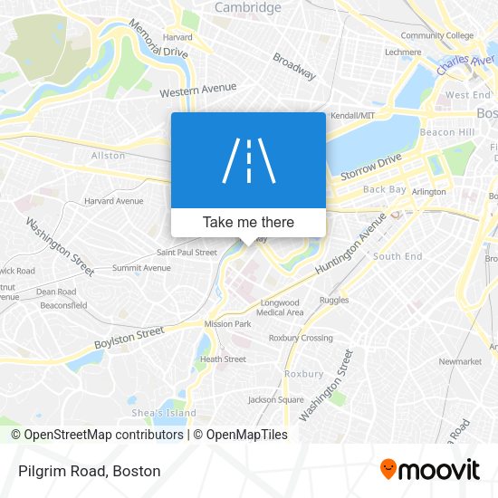 Mapa de Pilgrim Road