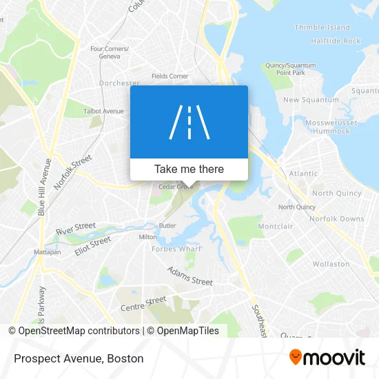 Prospect Avenue map