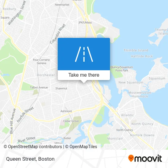 Queen Street map