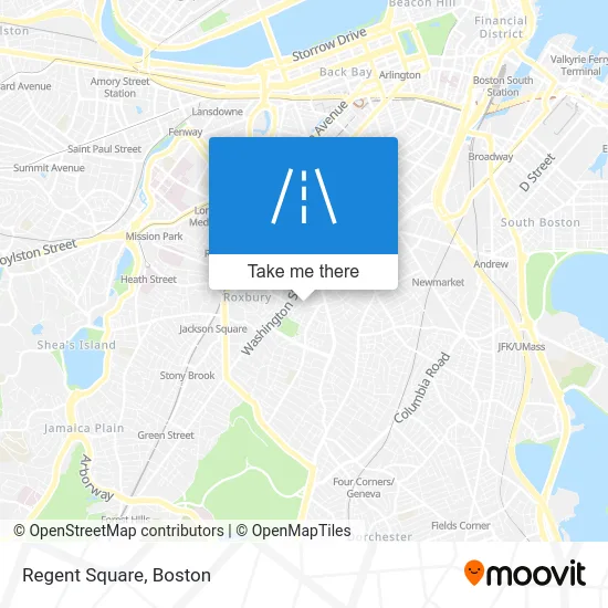 Regent Square map